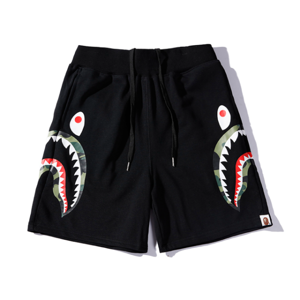1st Camo Side Shark Shorts Black