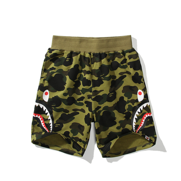 1st Camo Side Shark Sweat Shorts