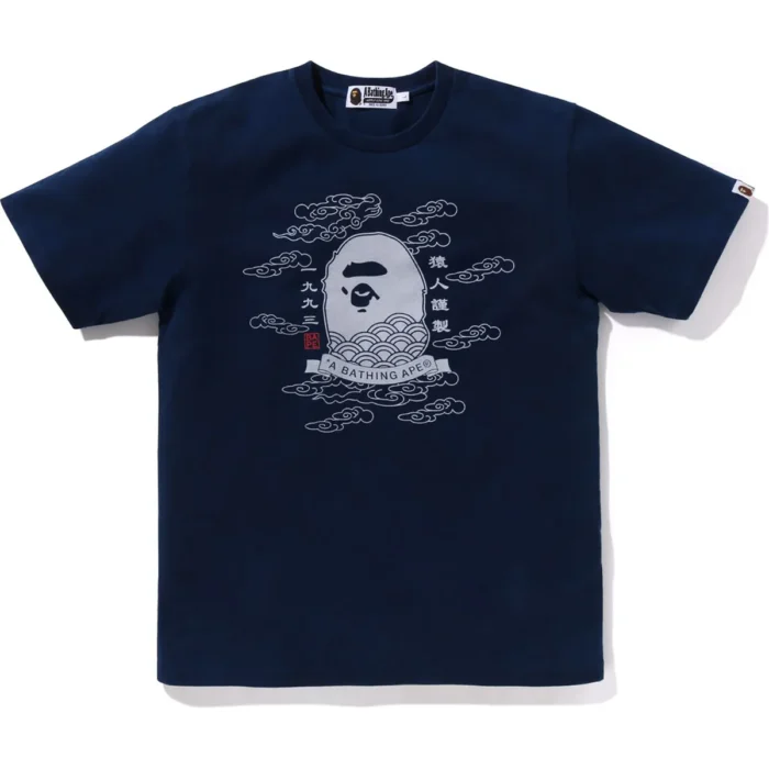 A BATHING APE 31ST ANNIV. APE HEAD TEE