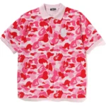 ABC CAMO LARGE APE HEAD POLO RELAXED FIT TEE