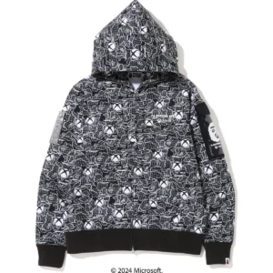 BAPE X XBOX CAMO FULL ZIP HOODIE