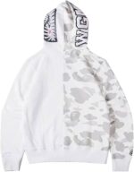 Bape White Logo Print Tracksuit Men Women