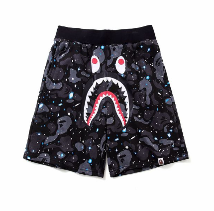 Black Bape Shark Shorts