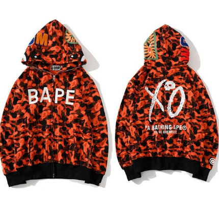 BAPE Shark Hoodie Men Women