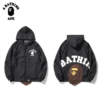 A Bathing Ape Black Jacket Men Women