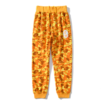 Bape Yellow Pant Men Women