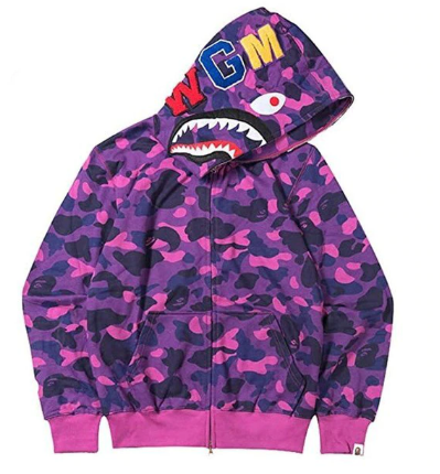 Purple Bape Hoodie