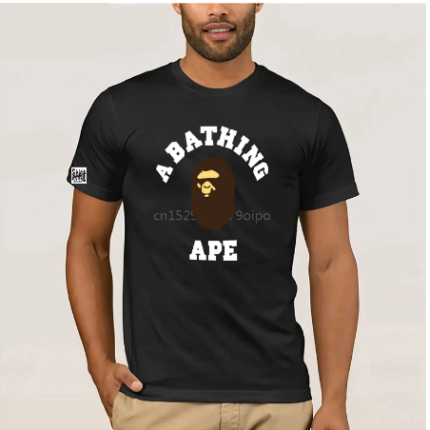 A Bathing Ape Black T-Shirt Mens