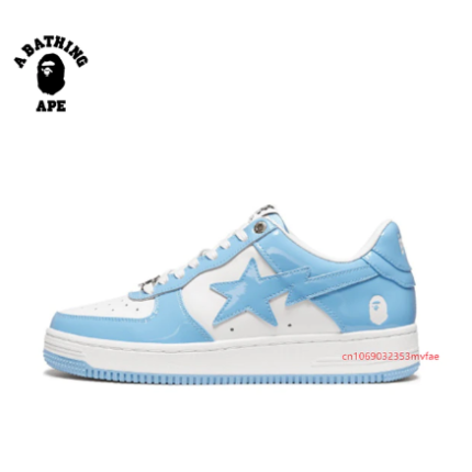 Blue Bapesta Shoes Men Women