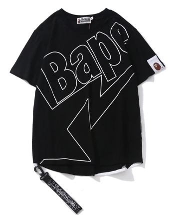 BAPE Black T-Shirt Men Women