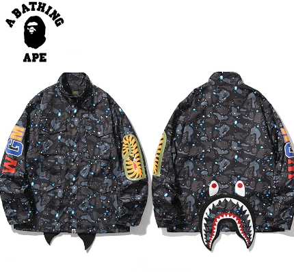 Bape Shark Black Jacket Men Women