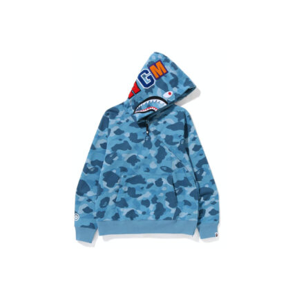 Blue Bape Camo Hoodie