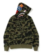 1st Camo Shark Full Zip Hoodie