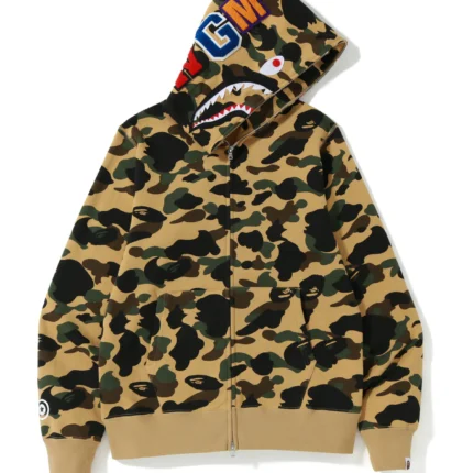 1st Camo Shark Full Zip Hoodie