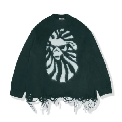 A Bathing Ape Mohair Crew Neck Sweater