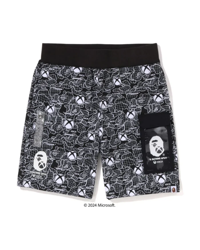 BAPE X XBOX Camo Sweat Shorts