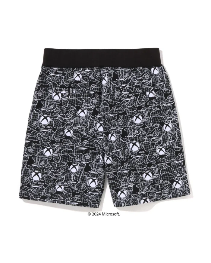 BAPE X XBOX Camo Sweat Shorts