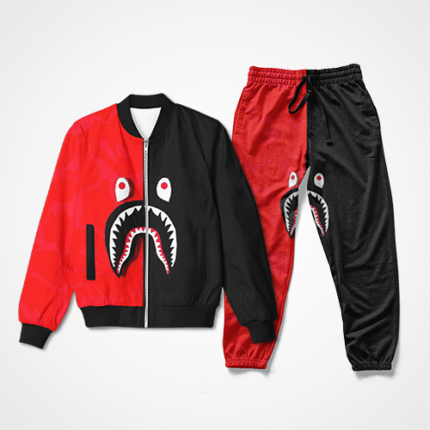 Bape Red Tracksuit