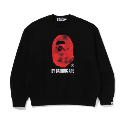 Floral Camo By Bathing Ape Relaxed Fit Crewneck Sweatshirt