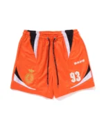 Multi Logo Relaxed Fit Soccer Shorts