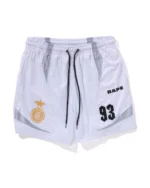 Multi Logo Relaxed Fit Soccer Shorts