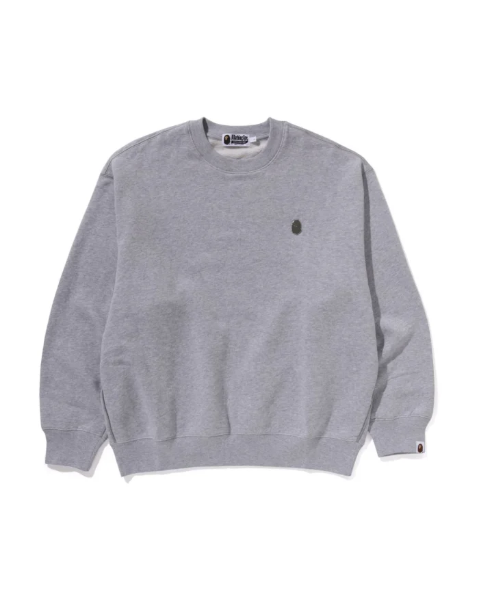 One Point Relaxed Fit Crewneck Sweatshirt