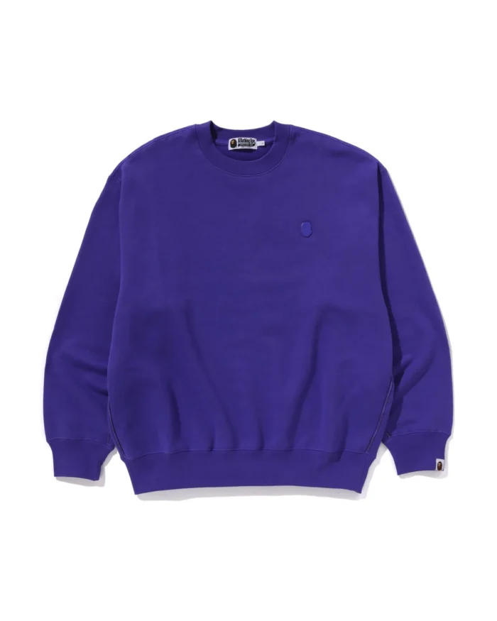 One Point Relaxed Fit Crewneck Sweatshirt