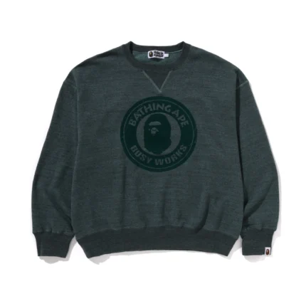 Over Dye Busy Works Relaxed Fit Crewneck Sweatshirt