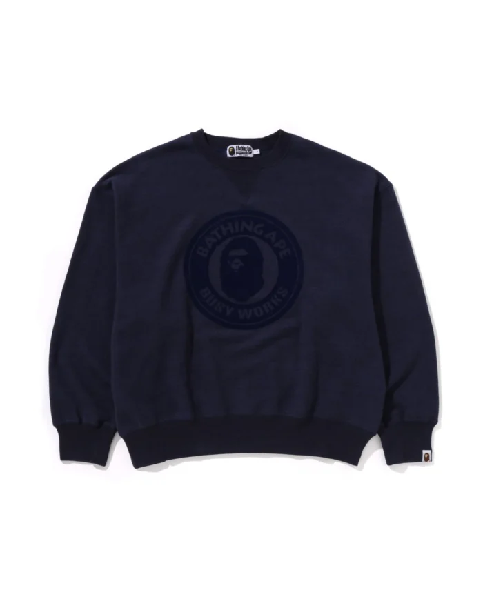 Over Dye Busy Works Relaxed Fit Crewneck Sweatshirt